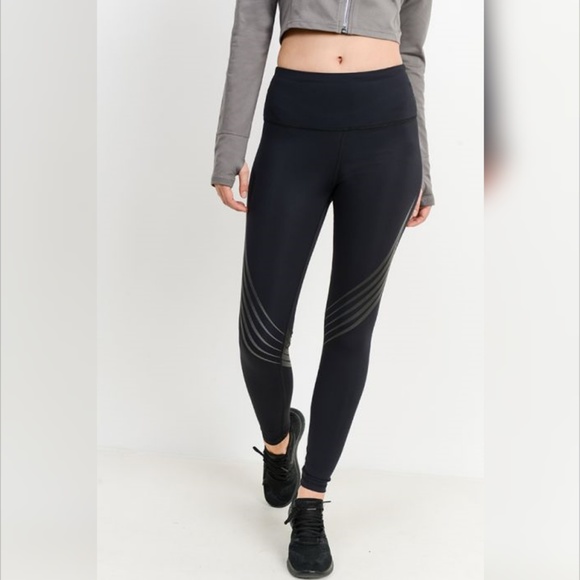 Highwaist Wraparound Wings Leggings Yoga - Picture 4 of 7